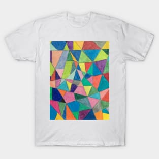 Angular Geometric Colors T-Shirt